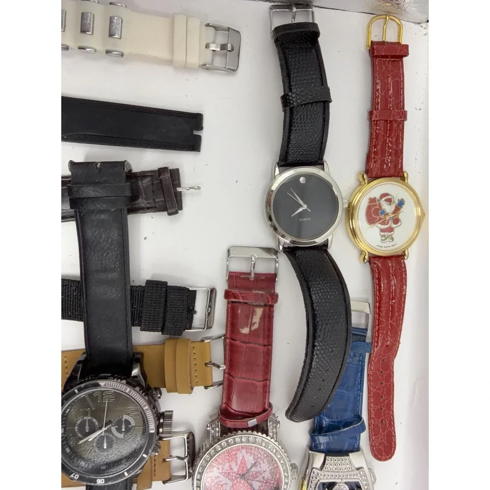 Unbranded Mens Watches Lot Of 15 For Parts Or Repair